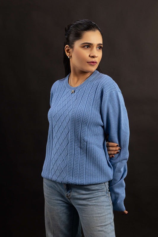 Skywave Cable-Knit Sweater for Women